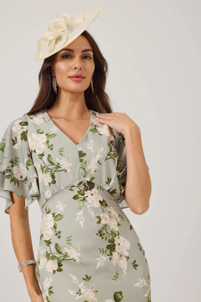 Jodie Dress in Green Print | Samantha Jane Samantha Jane | Rebecca James (formerly Curvy Chic Boutique) Belfast
