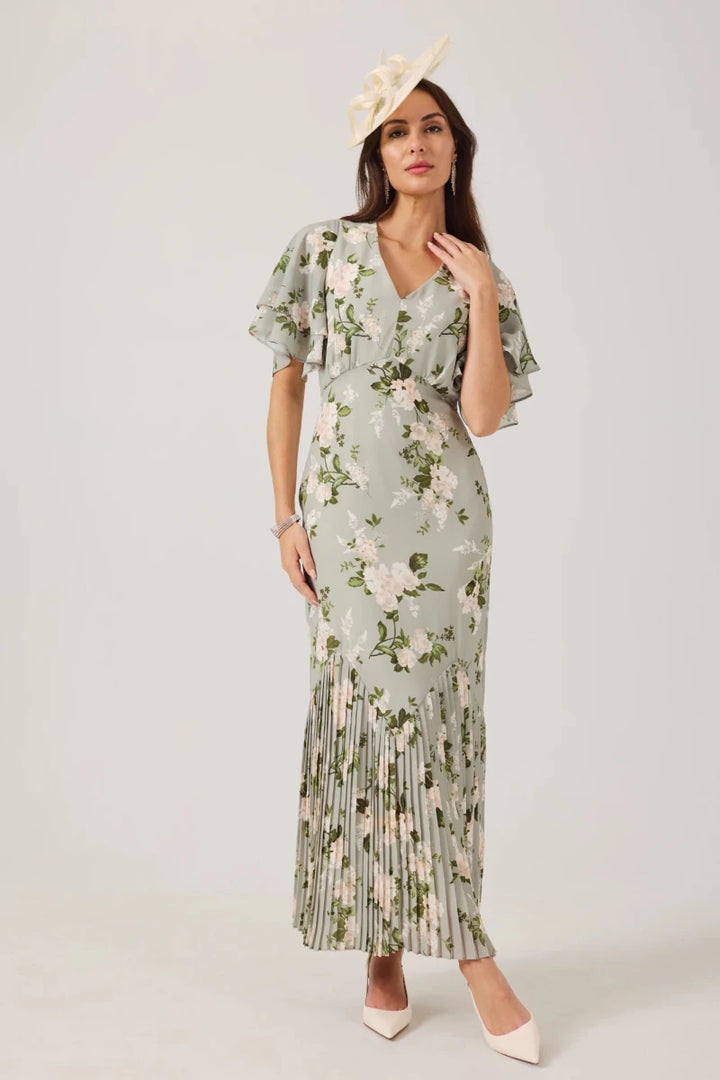 Samantha Jane Jodie mother of the bride dress in Green Print