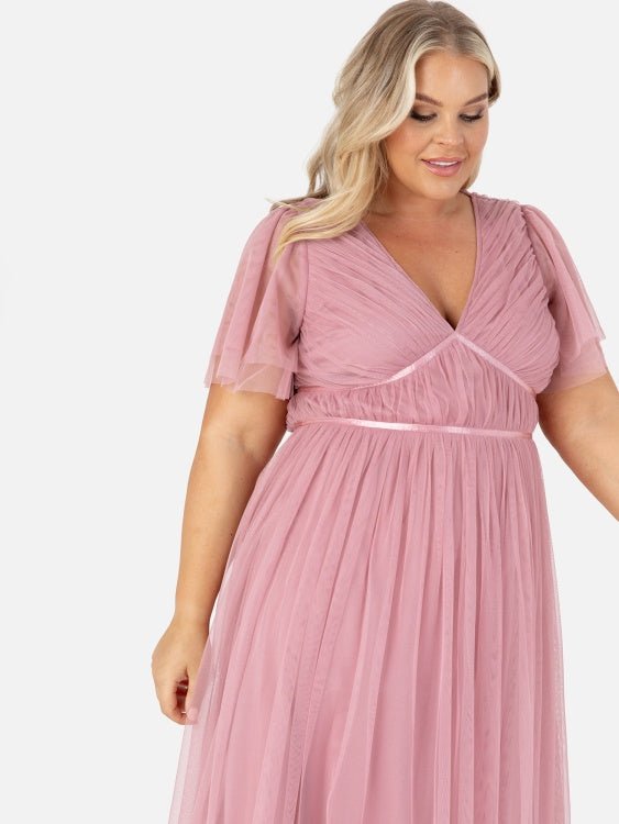Plus size blush dresses