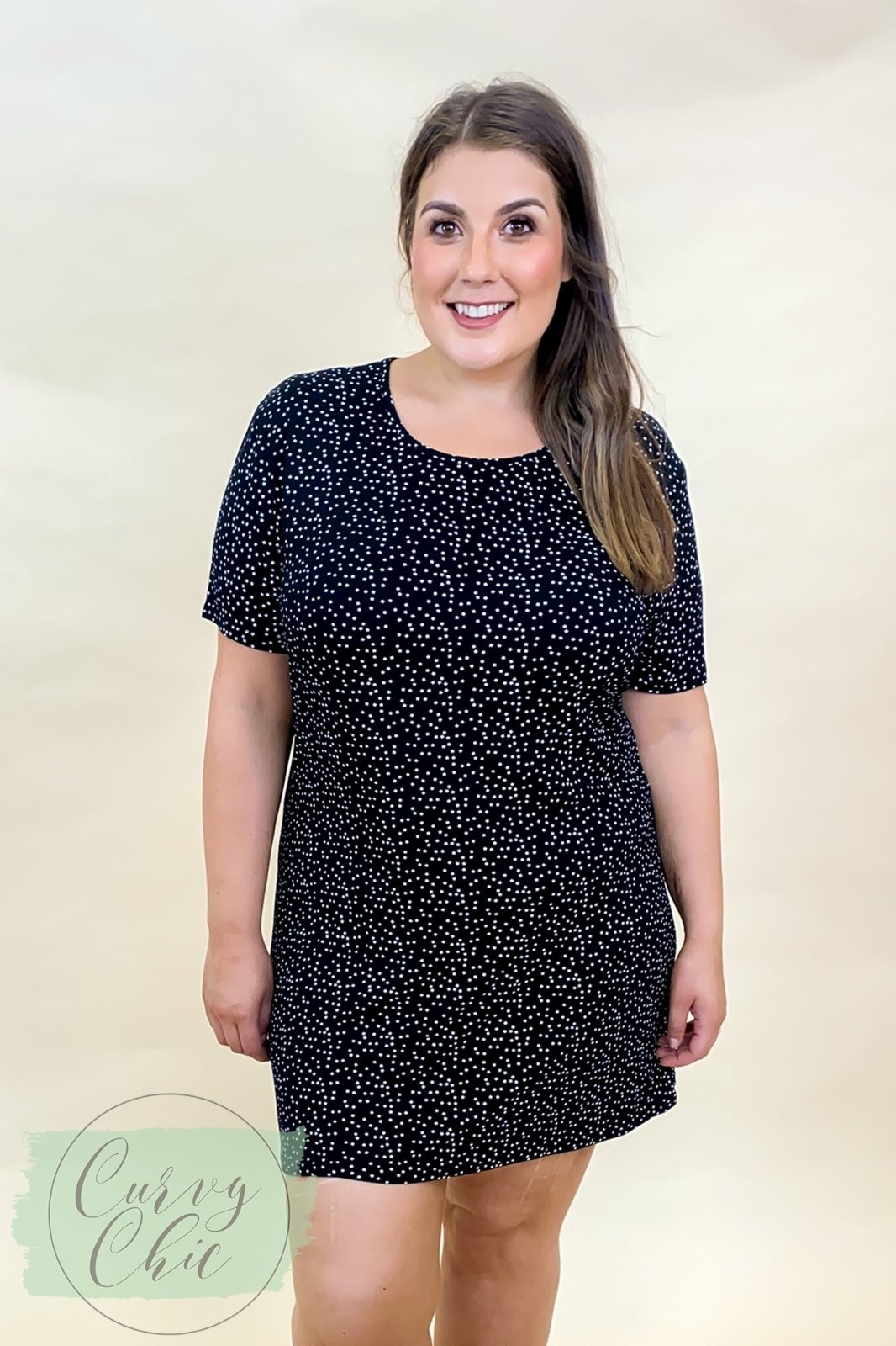 Black star print plus size nightie | Curvy Chic Online | 16/18, 20/22 ...