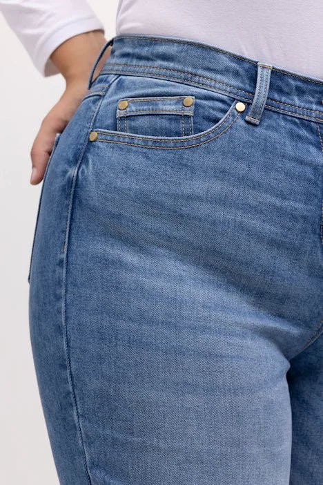 Plus Size Denim Mom Jeans - Curvy Chic Boutique