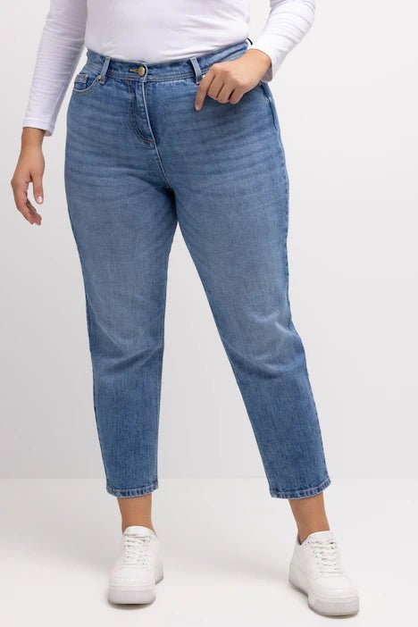 Plus Size Denim Mom Jeans - Curvy Chic Boutique